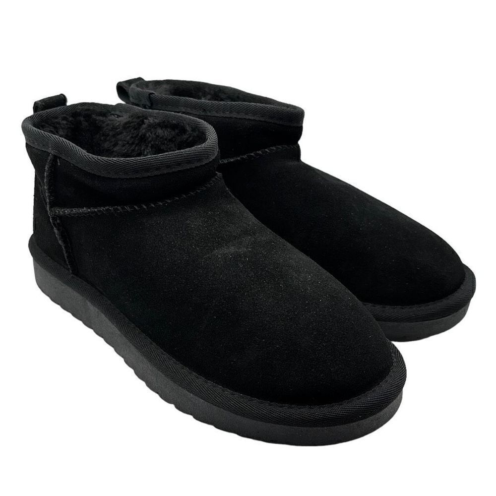 CUSHIONAIRE Women's pull on boot 7.5 BLACK